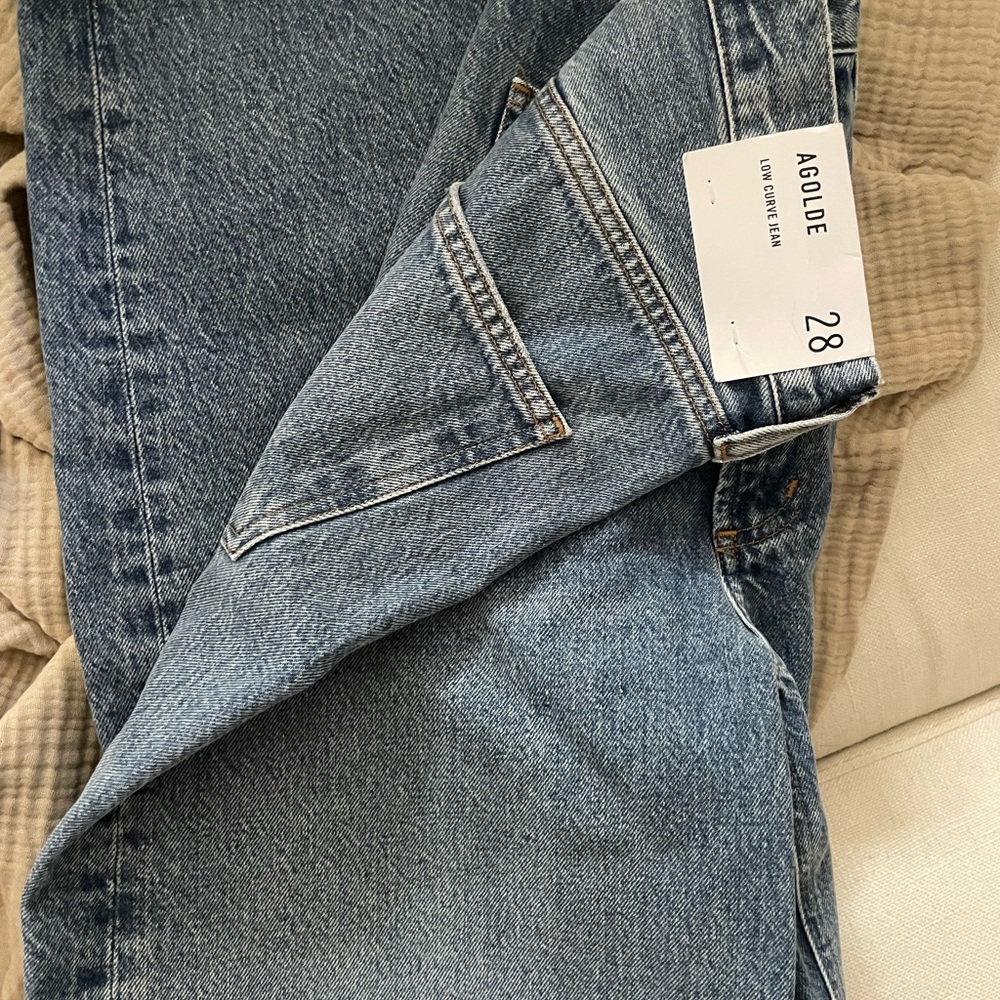 AGOLDE V-Waist Baggy Straight Jean - Picture 3 of 3